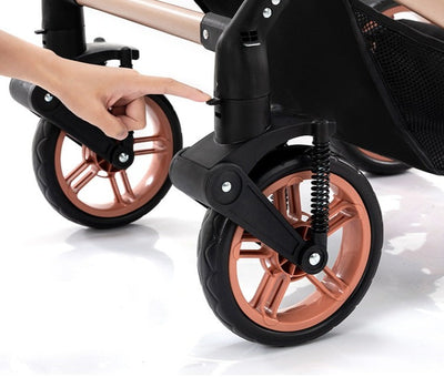 Poussette 3 en 1 pour Bébé Haute Qaulité