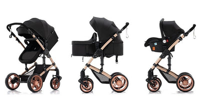 Poussette 3 en 1 pour Bébé Haute Qaulité