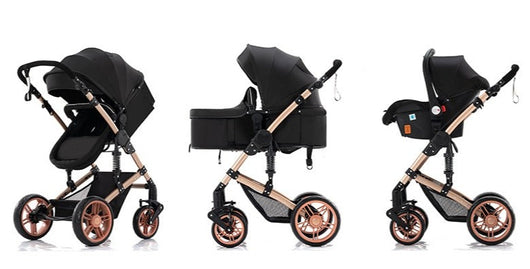 Poussette 3 en 1 pour Bébé Haute Qaulité