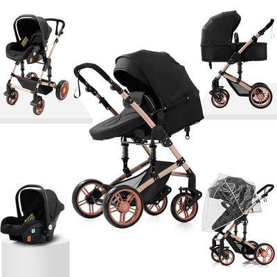 Poussette 3 en 1 pour Bébé Haute Qaulité