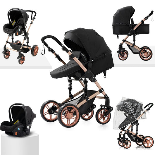 Poussette 3 en 1 pour Bébé Haute Qaulité