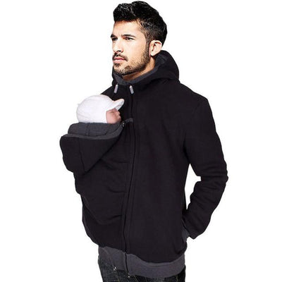 Kangourou À Capuche Porte-Bébé Chandail d'hiver Chaud - 9mois et moi