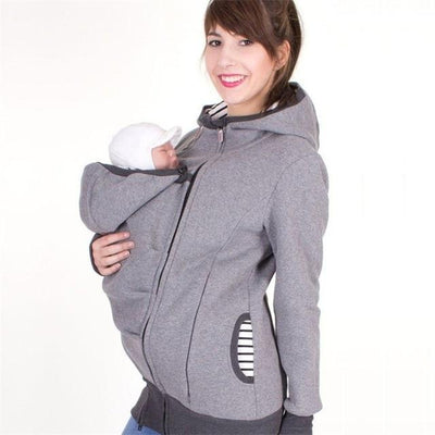 Kangourou À Capuche Porte-Bébé Chandail d'hiver Chaud - 9mois et moi