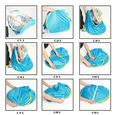 Tente de plage imperméable pour bébé