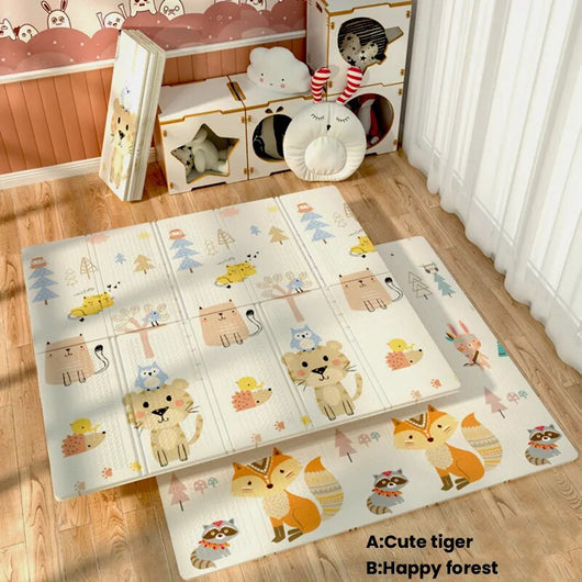 Tapis de Jeu Double Face Pour Bébé